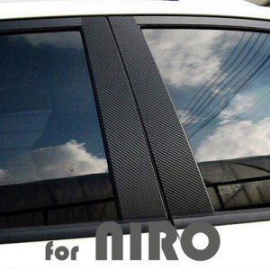 [ Niro auto parts ] C,B Pillar Carbon Fabric Decal sticker for Kia Niro Made in Korea